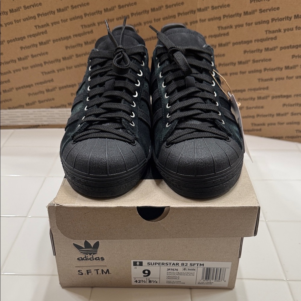Adidas Superstar 82 SFTM Black High-Tops